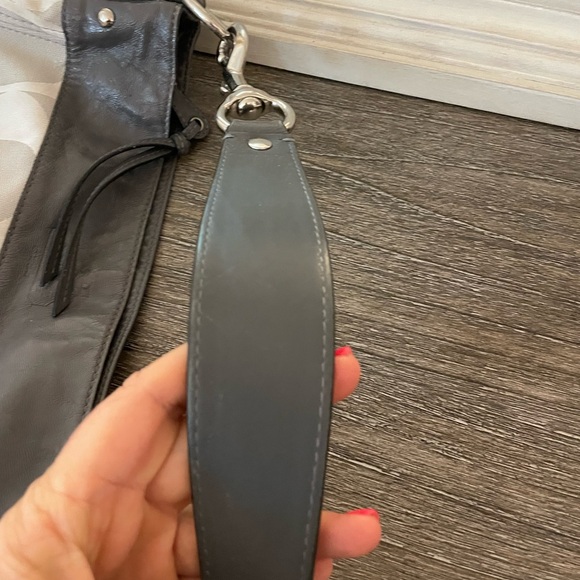 Coach Gray and Cream Shoulder Bag with Signature Monogram - Picture 7 of 15